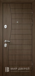 Дверь металлическая уличная одностворчатая №28 внешняя - фото