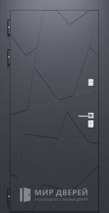 Серая дверь входная в квартиру №35 внутренняя - фото