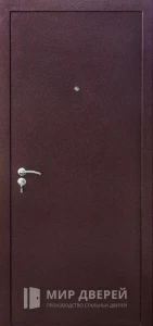 Одностворчатая железная дверь для дома №7 внешняя - фото