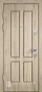 Дверь с отделкой снаружи и внутри винорит с ночной задвижкой №17 внутренняя - фото
