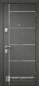 Входная металлическая дверь с МДФ в квартиру №12 внешняя - фото