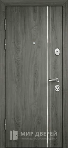 Входная дверь ясень серый №2 внутренняя - фото