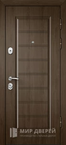 Дверь со шпоном для частного дома №29 внешняя - фото