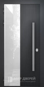 Входная дверь с большой ручкой №2 внутренняя - фото