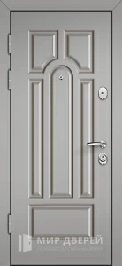 Входная дверь серая матовая покраска №11 внутренняя - фото