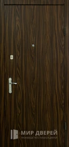 Входная металлическая дверь недорогая эконом класса №22 внешняя - фото