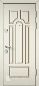 Входная дверь светлый ясень №11 внешняя - фото