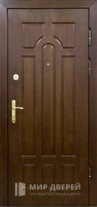 Дверь входная металлическая снаружи МДФ №180 внешняя - фото