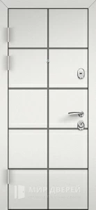 Стальная дверь с отделкой из шпона №36 внутренняя - фото