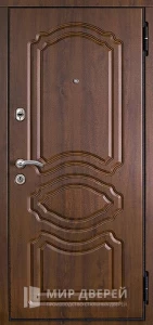 Железная дверь с МДФ на дачу №20 внешняя - фото