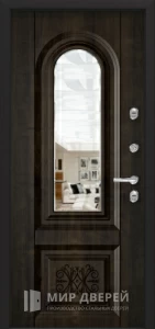 Входная дверь в коттедж с виноритом №13 внутренняя - фото