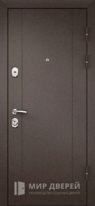 Уличная дверь с порошковым напылением снаружи  №3 внешняя - фото